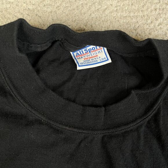 Vintage 2001 Elvis Presley T-Shirt Mens Large Black Double-Sided LIVE Concert - Picture 5 of 12